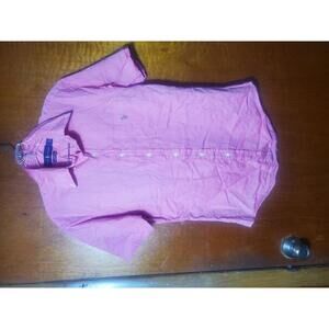 *SOLDMen’s Pink Polo Ralph Lauren Button Down Short Sleeve Top Size Small Petite